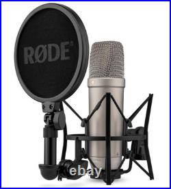 RODE NT1 5th Gen Silver Studio Condenser Microphone Bundle NEW