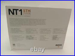 RODE NT1 5th Gen Silver Studio Condenser Microphone Bundle NEW
