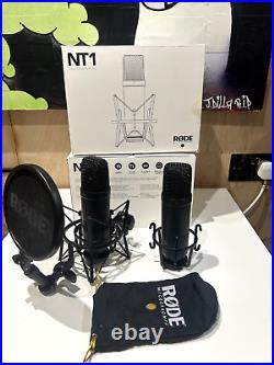 RODE NT1 CONDENSER MICROPHONE (2 for 1 guys)