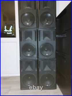 Rcf C3110 Passive Speakers. Great Condition, Including Wall Brackets