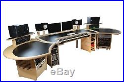 Recording Studio Desk / Music Production Workstation with 19 racking