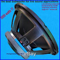 Replacement subwoofer RCF LF18X451 18 3000 Watts Peak! 8 ohms just the BEST