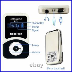 Retekess Tour Guide System Transmitter Receiver for Church Translation Walk Tour