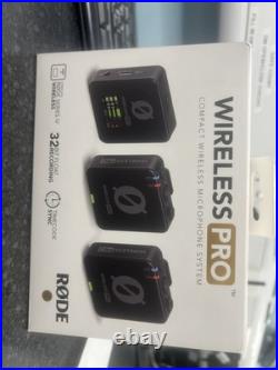 Rhode Wrieless Pro Compact Wireless Microphone System Brand New In Box