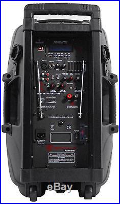 Rockville 12 Portable YouTube Karaoke Machine/System with 2 Mics See Description