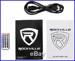 Rockville BPA15 15 Professional Powered Active 800w DJ PA Speaker w Bluetooth