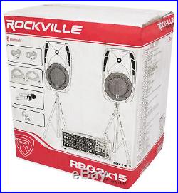 Rockville Dual 15 Android/iphone/ipad/Laptop/TV Youtube Karaoke Machine/System