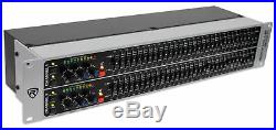 Rockville REQ231 Dual 31 Band 1/3 Octave Graphic Equalizer With Sub-Output