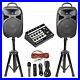 Rockville-RPG082K-Dual-8-Powered-PA-System-Speakers-Bluetooth-Mic-Stands-Mixer-01-fj