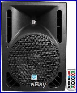 Rockville RPG10BT 10 Powered 600W DJ PA Speaker BlueTooth, USB, SD, Remote