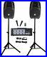 Rockville-RPG2X12-Package-PA-System-Mixer-Amp-12-Speakers-Stands-Mics-Bluetooth-01-by