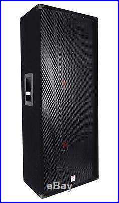 Rockville RSG15.24 Dual 15 3000 Watt 3-Way 4-Ohm Passive DJ/Pro Audio Speaker