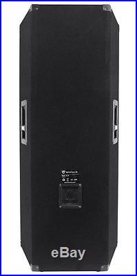 Rockville RSG15.28 Dual 15 3000 Watt 3-Way 8-Ohm Passive DJ/Pro PA Speaker