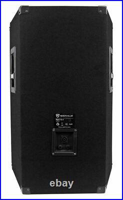 Rockville RSG15.4 15 3-Way 1500 Watt 4-Ohm Passive DJ/Pro Audio PA Speaker