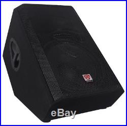 Rockville RSM15A 15 1400 Watt 2-Way Powered Active Stage Floor Monitor Speaker