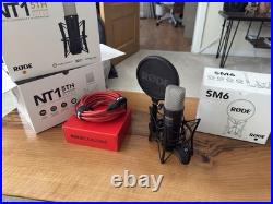 Rode NT1 5th Gen Condenser Microphone Original Cables, Box & Papers