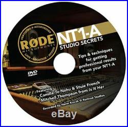 Rode NT1-A Vocal Recording Pack Studio Condenser Microphone + Cable & Shockmount