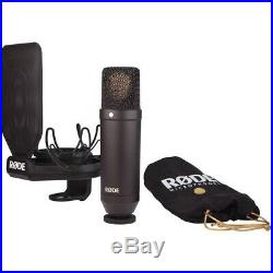 Rode NT1 Kit 1-Inch Cardioid Condenser Microphone with Shockmount Open Box