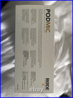 Rode PodMic Dynamic Podcasting Microphone with Integrated Swing Mount