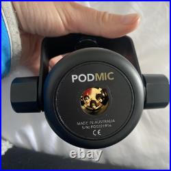 Rode PodMic Dynamic Podcasting Microphone with Integrated Swing Mount