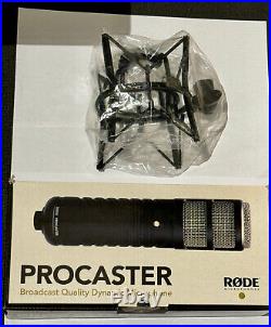 Rode Procaster Dynamic Microphone + PSM1 Shock Mount BRAND NEW