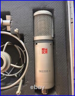 SE 2200 A Studio Recording Microphone with Mount and Case condenser