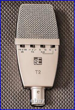 SE Electronics T2 Large Diaphragm Multi pattern Condenser Studio Microphone