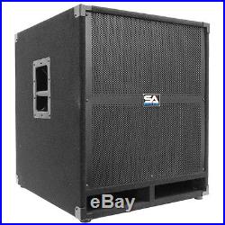 SEISMIC AUDIO 18 PA POWERED SUBWOOFER Speaker Active