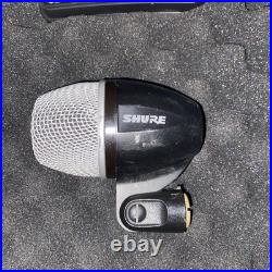 SHURE PG SERIES DRUM MICROPHONE KIT 4 MIC AND 2 x BRACKET + STORAGE BOX