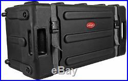 SKB 1SKB-DH3315W Mid-Sized Drum Hardware Case + Pull Out Handle +Built-In Wheels