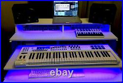 SM 48 Studio Recording Production Workstation Dual Drawer Desk Multi LED