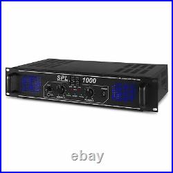 SPL 1000W Power Amplifier EQ Aux Home Audio Hi-Fi Stereo DJ Disco Party PA Amp