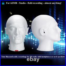 SR3D Dummy head binaural microphone DIY Kit 3D Audio Field recording ASMR