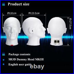 SR3D Dummy head binaural microphone DIY Kit 3D Audio Field recording ASMR