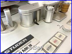 STUDER A-800 MKIII 24-Track 2-Inch Analog Reel 2 Reel Tape Recorder Recapped A80
