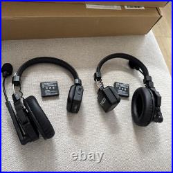 SYNCO XTALK X2 2.4GHz 350M/1148FT Wireless Intercom Headset System For 2 Persons