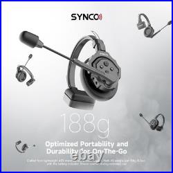 SYNCO XTALK X2 Wireless Intercom Headset System 2.4GHz Full Duplex Wireless Comm