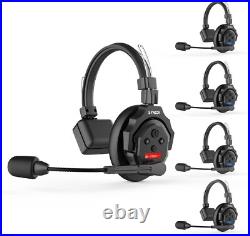 SYNCO XTALK X5 Wireless Intercom Headset Communication System 2.4GHz350M/1148FT