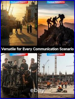 SYNCO XTALK XMAX Wireless Intercom Headset 2Person Dual Ear Communication System