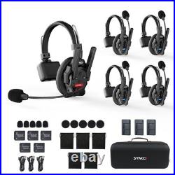 SYNCO XTALK XPRO5 Wireless Intercom Headset 2.4GHz System 5 Person 500m/1640ft