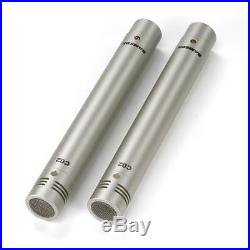 Samson C02 Pencil Condenser Recording Drums Piano Cymbal Microphones Stereo Pair
