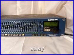 Samson Graphic D-2500 DUAL 31 BAND EQ /FEEDBACK Rackmount 3U