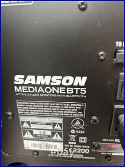Samson Mediaone Bt3 Active Studio Monitors With Bluetooth