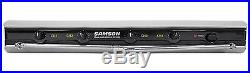 Samson Stage v466 Quad (4) Handheld Vocal VHF Wireless Microphones Mic System