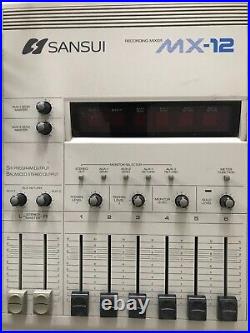 Sansui Mx-12 Mixer 14 Line Inputs, 2 MIC Inputs And Rca I/o For Tape Recording