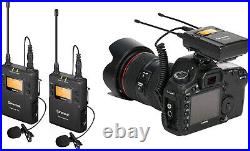 Saramonic UwMic9 Kit 2 TX9+TX9+RX9 UHF Wireless Mic Lav Sys, 2 Bodypack TX + 1 RX