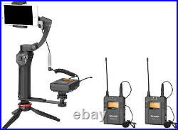 Saramonic UwMic9 Kit 2 TX9+TX9+RX9 UHF Wireless Mic Lav Sys, 2 Bodypack TX + 1 RX