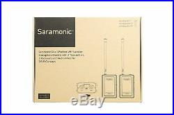 Saramonic Wireless VHF Dual Lavalier Microphone System & Mixer for DSLR Cameras