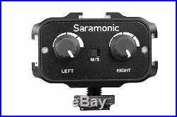 Saramonic Wireless VHF Dual Lavalier Microphone System & Mixer for DSLR Cameras