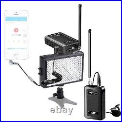 Saramonic Wireless VHF Lavalier Microphone Bundle with LED Light for Smartphones